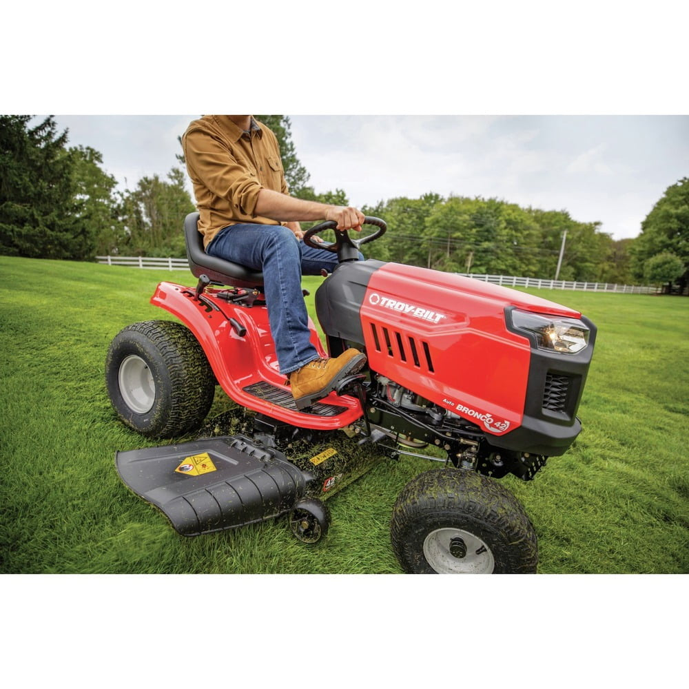 Troy-Bilt Bronco 42 42" Riding Mower – 547cc, AutoDrive