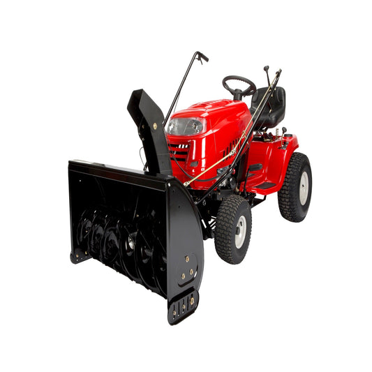 42-Inch Two-Stage Snow Thrower Attachment for Lawn Tractors with PTO Drive and 35-Foot Throw