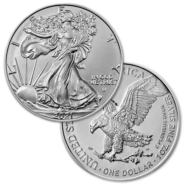 2021 American Silver Eagle | Lot of 3 Coins