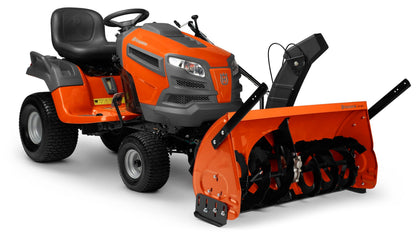 42-Inch Two-Stage Snow Thrower Attachment for Lawn Tractors with PTO Drive and 35-Foot Throw