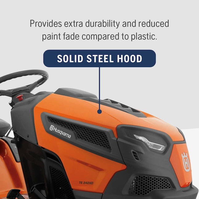 Husqvarna TS 242XD 42" Lawn Tractor – 21.5 HP Kawasaki, Diff Lock