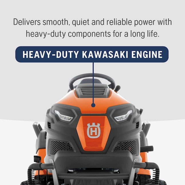 Husqvarna TS 242XD 42" Lawn Tractor – 21.5 HP Kawasaki, Diff Lock