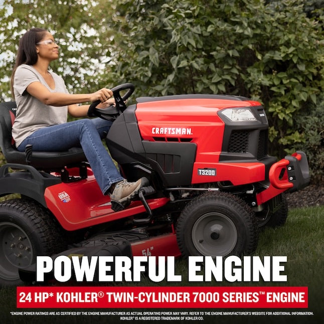Craftsman T3200 Turn Tight 54" Lawn Tractor – 24 HP Kohler