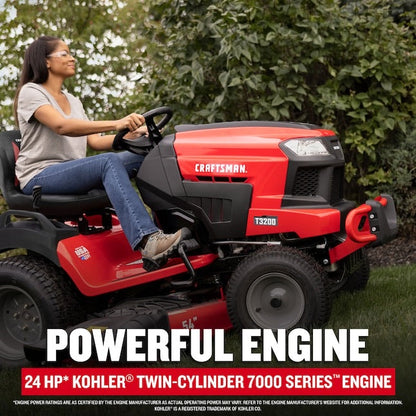 Craftsman T3200 Turn Tight 54" Lawn Tractor – 24 HP Kohler
