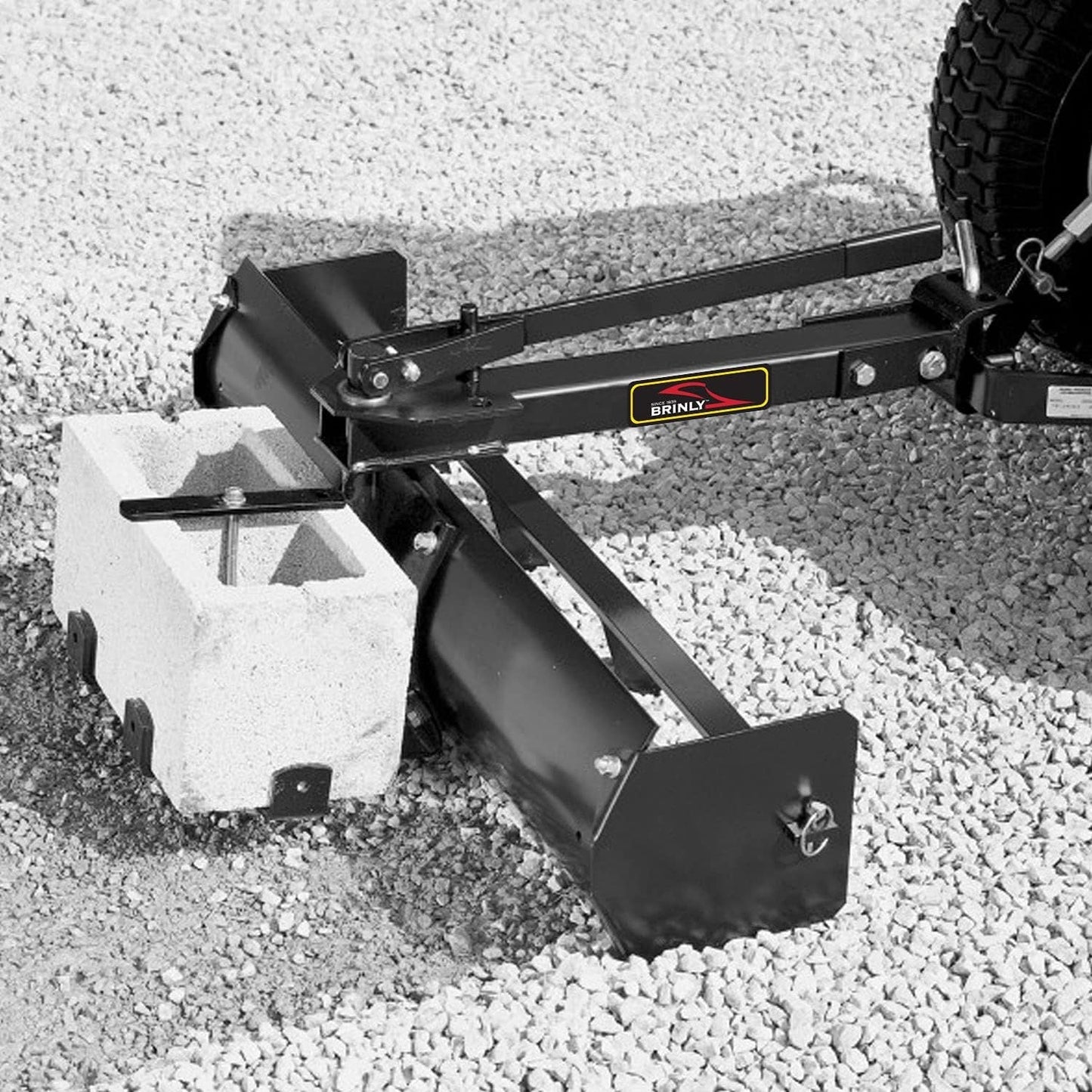 4-Foot Tow-Behind Box Scraper and Land Plane with Reversible Hardened-Steel Cutting Edges