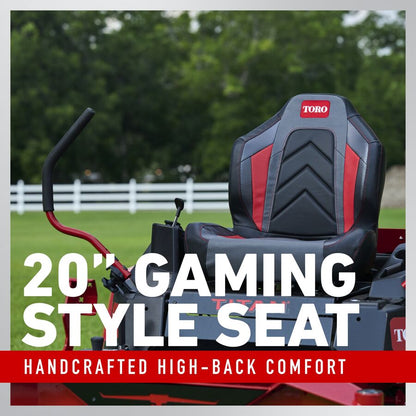 Toro TITAN 60 60" Zero-Turn Mower – 26 HP Kohler, MyRIDE