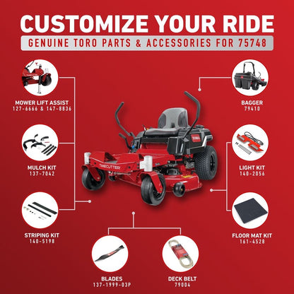 Toro TimeCutter 42 42" Zero-Turn Mower – 22.5 HP, Smart Speed