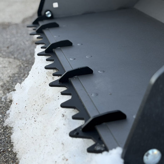 Universal Front-End Loader Attachment for Garden Tractors with 350 lb Lift Capacity and 38-Inch Bucket