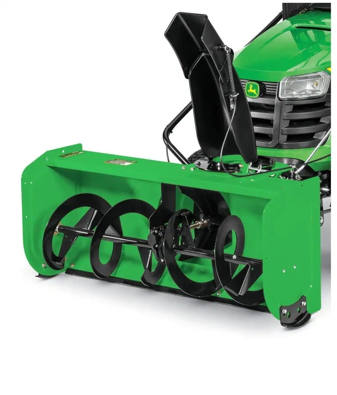50-Inch Two-Stage Snow Blower Attachment for Garden Tractors with Power Chute Rotation and 50-Foot Throw