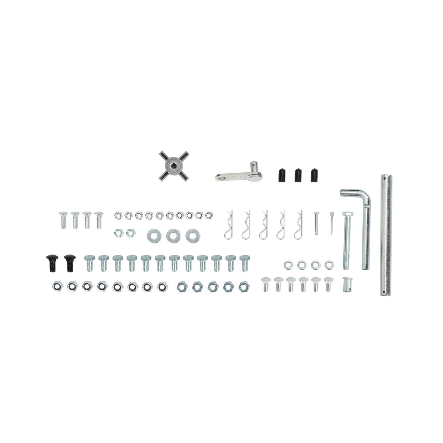 46-Inch Front Plow Blade Attachment for Lawn Tractors with 5-Position Manual Angle