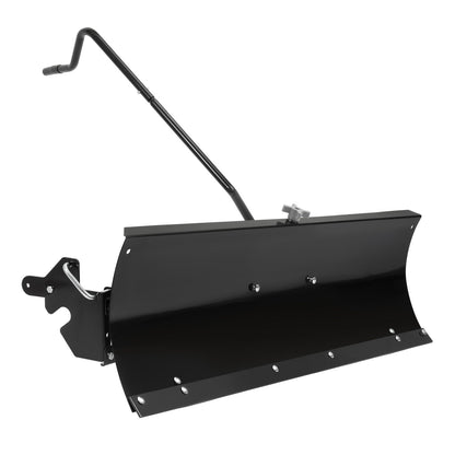 46-Inch Front Plow Blade Attachment for Lawn Tractors with 5-Position Manual Angle