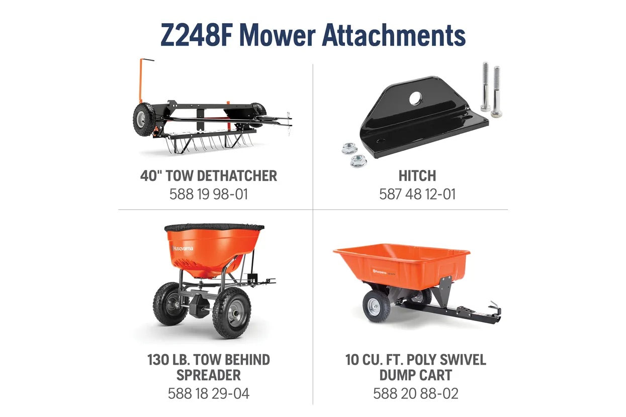 Husqvarna Z248F SE 48" Zero-Turn Mower – 21.5 HP Kawasaki